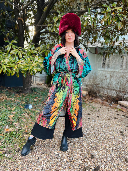 Lex Newtho - Cicada Crushed Velvet Robe (LE 50)