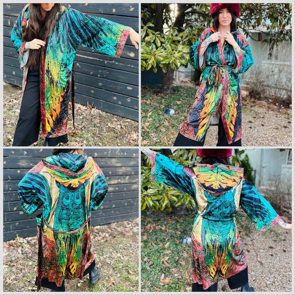 Lex Newtho - Cicada Crushed Velvet Robe (LE 50)