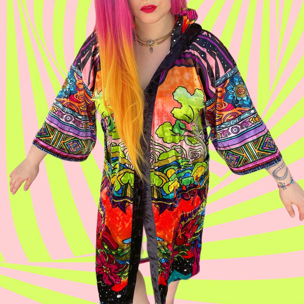 Ellie Paisley - Peacock Velvet Robe (LE 100)