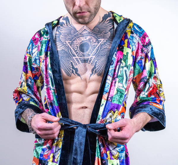 Abrooks - The A-B Team Crushed Velvet Robe (LE 75)
