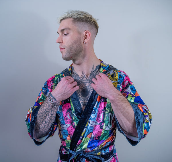 Abrooks - The A-B Team Crushed Velvet Robe (LE 75)