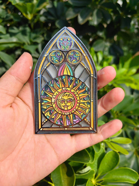 Ellie Paisley - Sunshine Stained Glass Pin