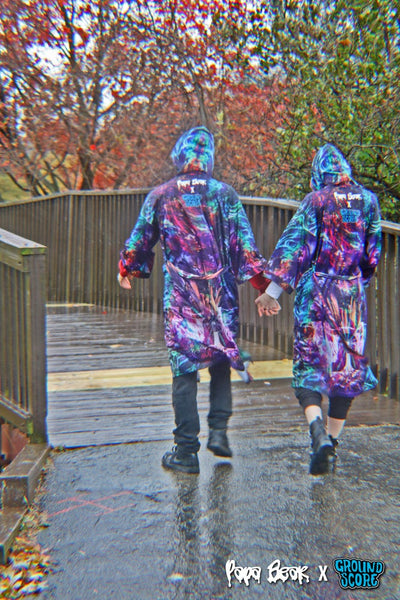 Papa Bear - City Skies Hooded Robe