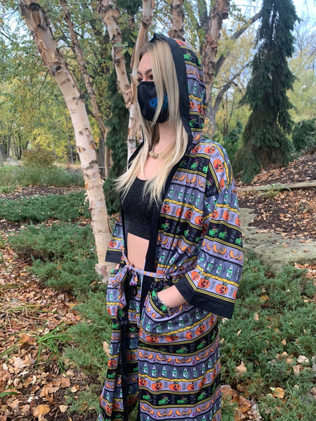 Completely Bonkers - Witches Brew Light Grey Hooded Robe (LE 30)