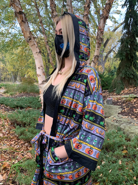 Completely Bonkers - Witches Brew Light Grey Hooded Robe (LE 30)