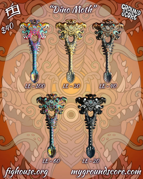 FIG - Dino Moth Pendants