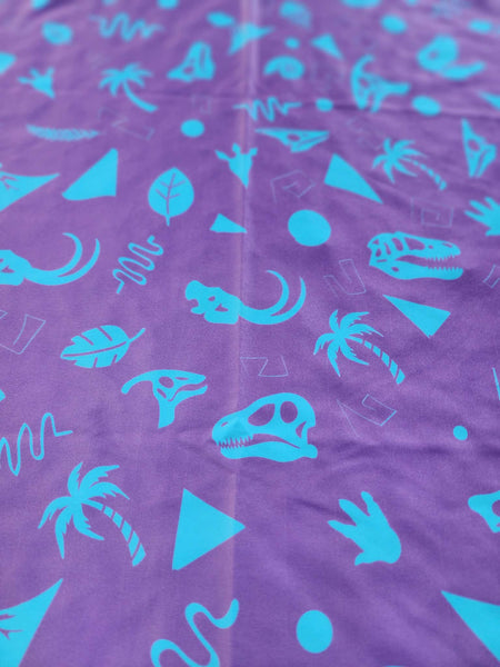 Completely Bonkers - Retro Dino Purple Bandana