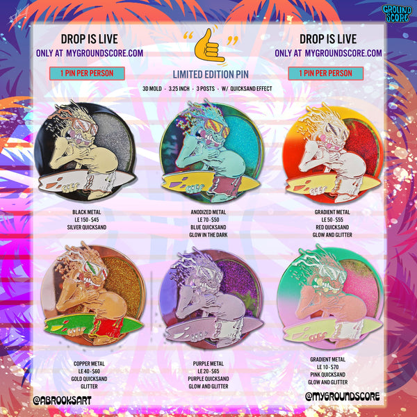 Abrooks - Hang 10 Pin