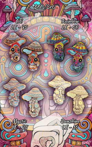 FIG - Tribal Toadstools Pin