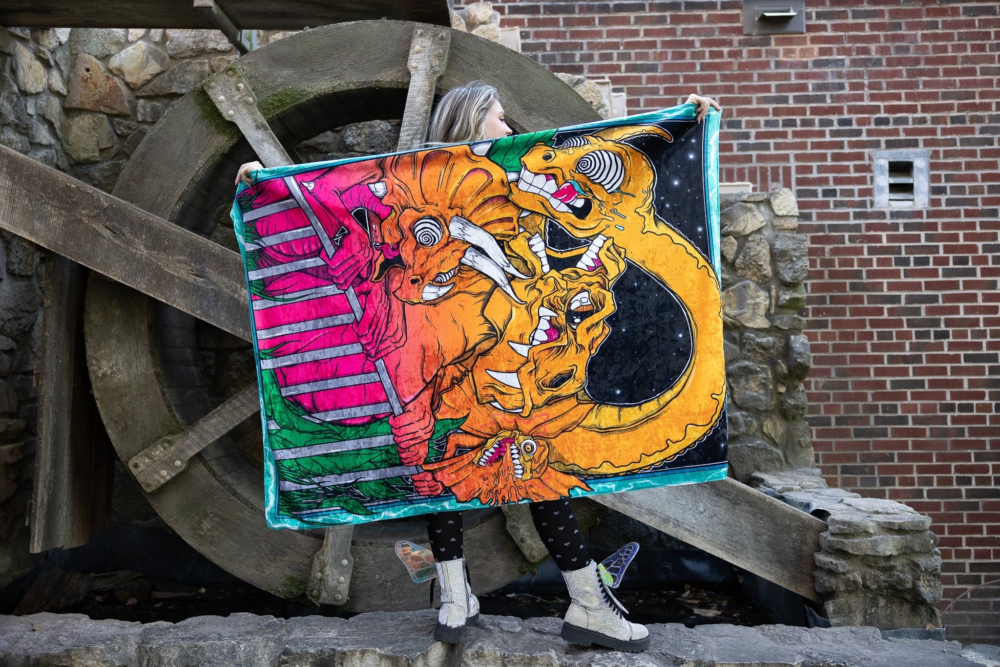 Abrooks - Jurassic Drip Tapestry (LE 100) – Ground Score