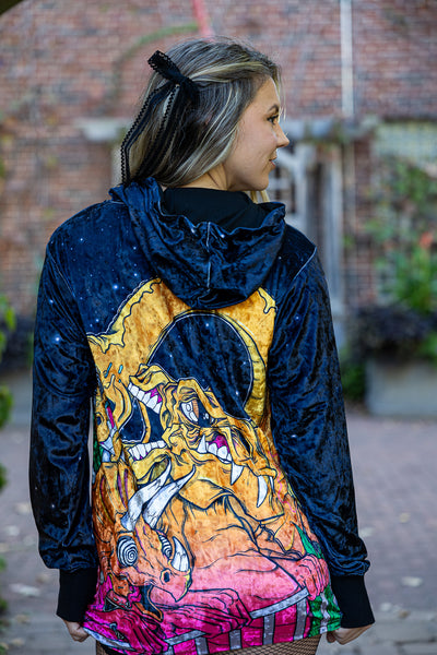 Abrooks - Jurassic Drip Crushed Velvet Pullover (LE 50)