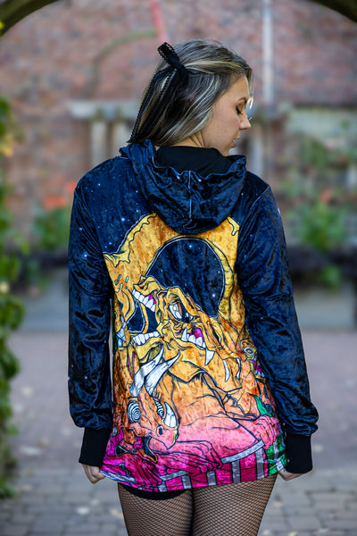 Abrooks - Jurassic Drip Crushed Velvet Pullover (LE 50)