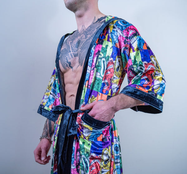 Abrooks - The A-B Team Crushed Velvet Robe (LE 75)