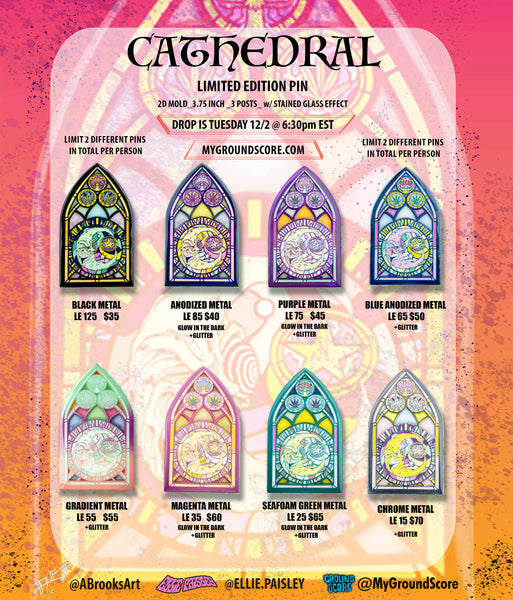 Ellie Paisley x Abrooks - Cathedral Pin