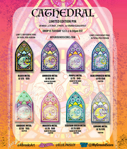 Ellie Paisley x Abrooks - Cathedral Pin