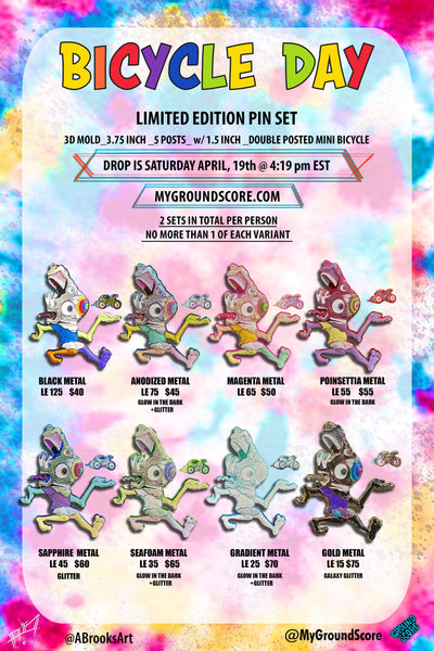 Abrooks - Bike Day Pin