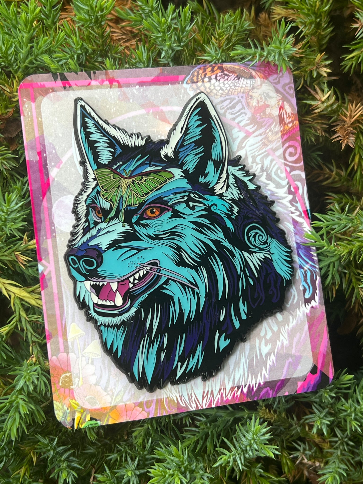 Ellie Paisley - Lunar Wolf Pin