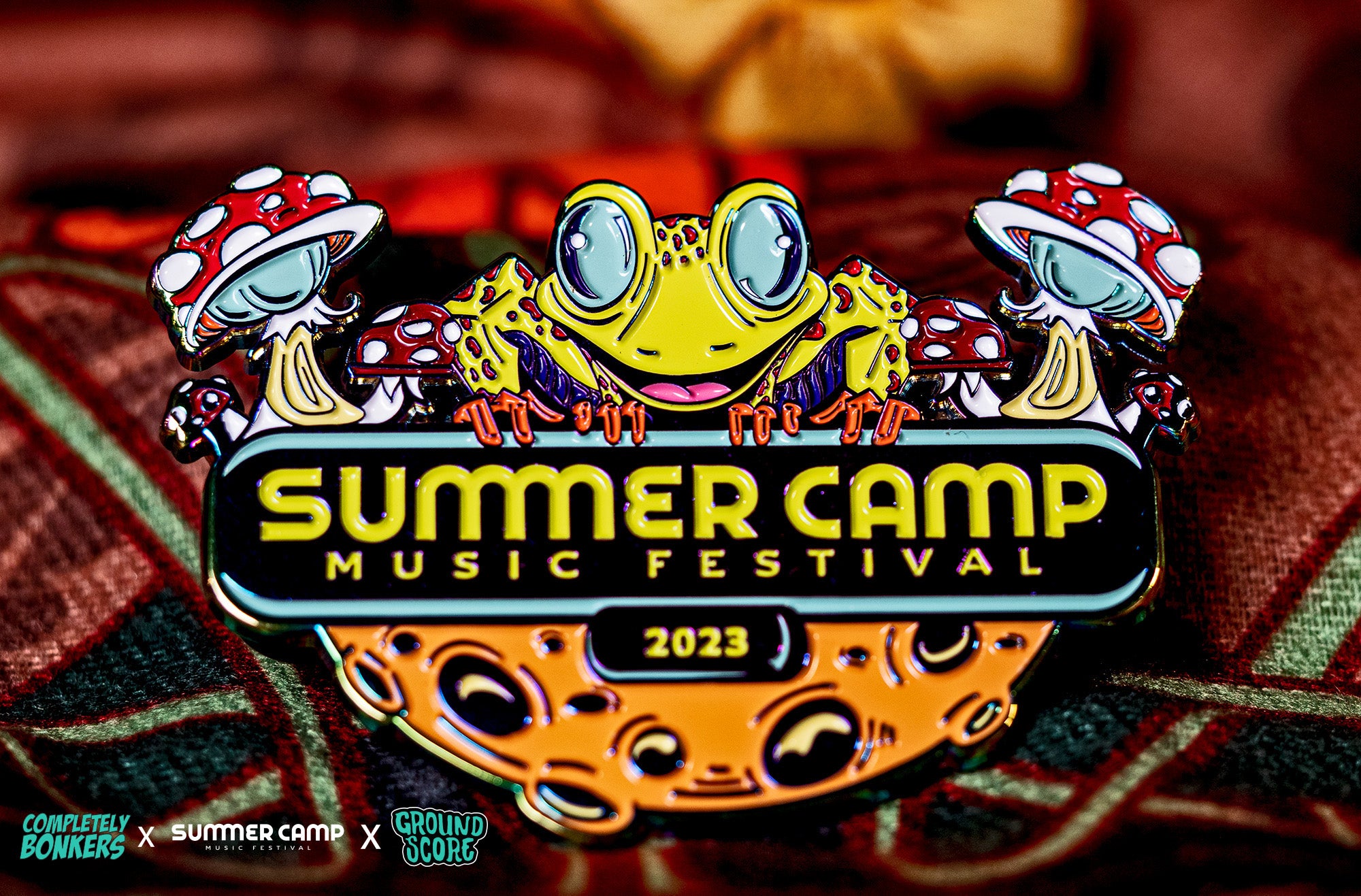 Completely Bonkers - Official 2023 Summer Camp Frog Pin (LE 175)