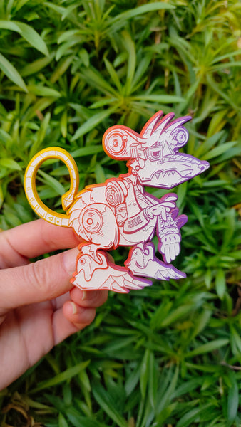Completely Bonkers - Riddim Rat Pin