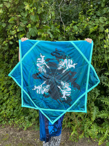 Abrooks - I Will Remain Large Teal Flowstar (LE 25)