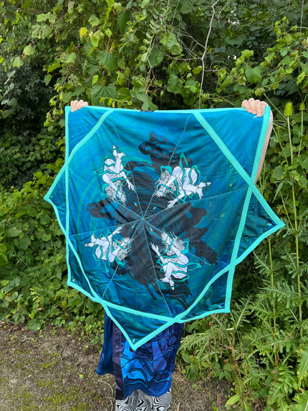 Abrooks - I Will Remain Large Teal Flowstar (LE 25)