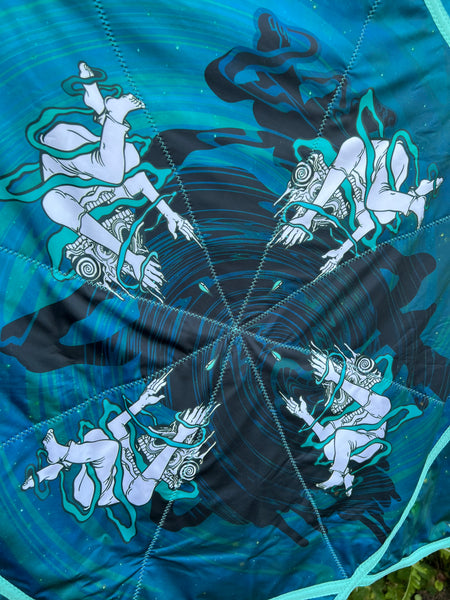 Abrooks - I Will Remain Large Teal Flowstar (LE 25)