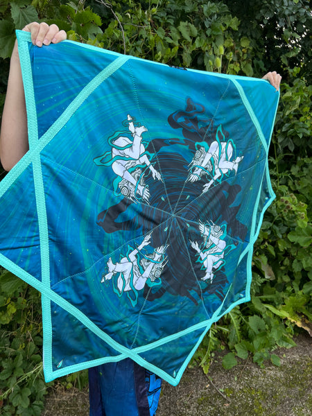 Abrooks - I Will Remain Large Teal Flowstar (LE 25)
