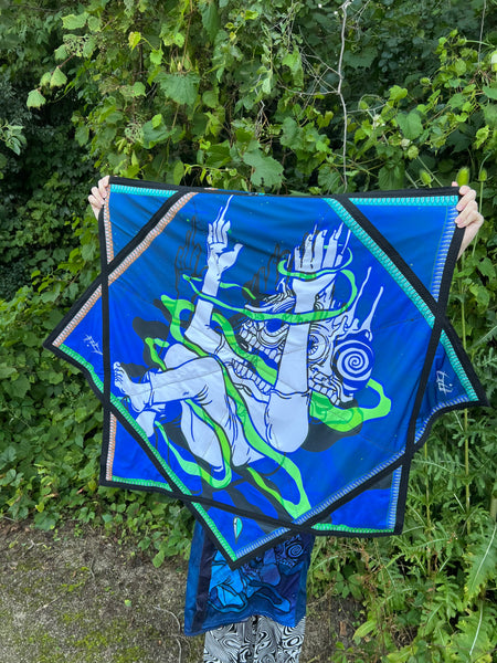 Abrooks - I Will Remain Large Green Swirl Flowstar (LE 25)