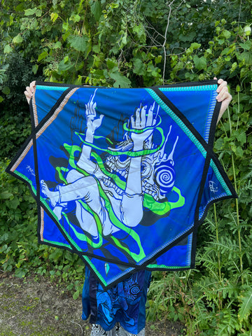 Abrooks - I Will Remain Large Green Swirl Flowstar (LE 25)
