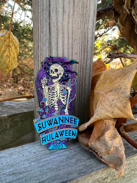 2023 Official Suwannee Hulaween 'Coffin Pin