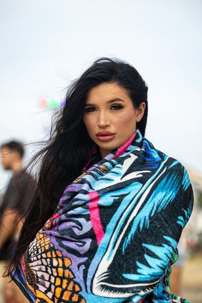 Ellie Paisley - Lunar Wolf Blanket