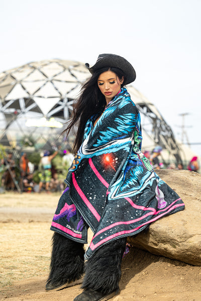 Ellie Paisley - Lunar Wolf Blanket