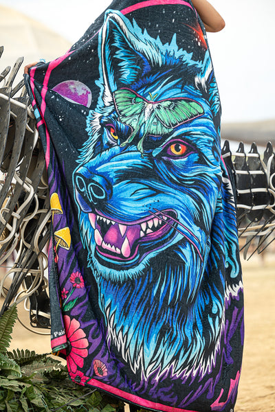 Ellie Paisley - Lunar Wolf Blanket