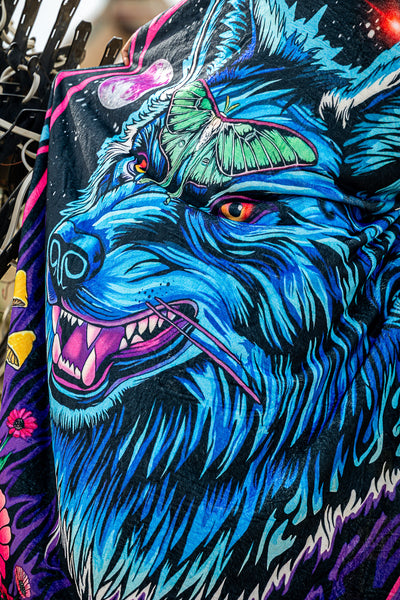 Ellie Paisley - Lunar Wolf Blanket