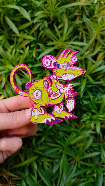 Completely Bonkers - Riddim Rat Pin
