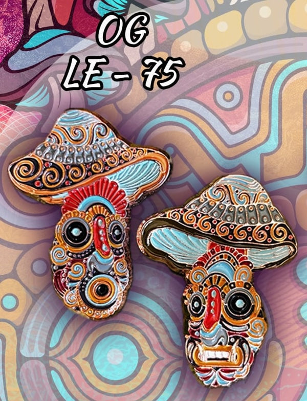 FIG - Tribal Toadstools Pin