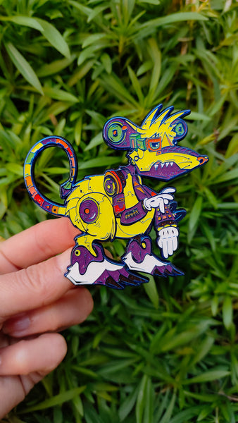 Completely Bonkers - Riddim Rat Pin