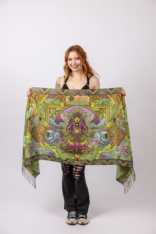 Ellie Paisley - 2024 Official Sol Shine Green Pashmina