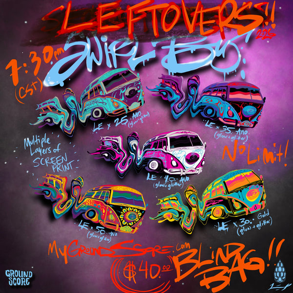 Lex Newtho - Swirl Bus Pins