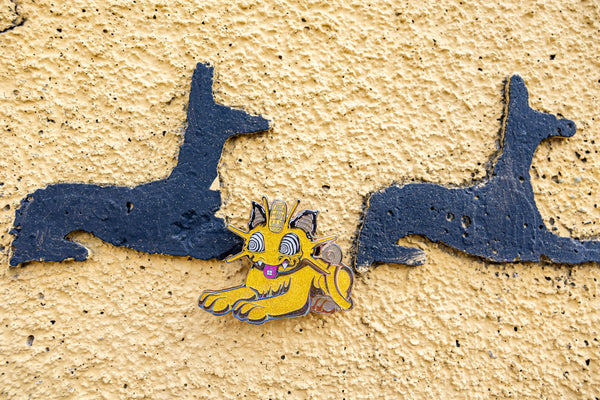 Abrooks - Fluff Meowth Pin