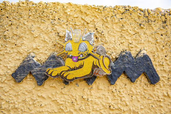 Abrooks - Fluff Meowth Pin