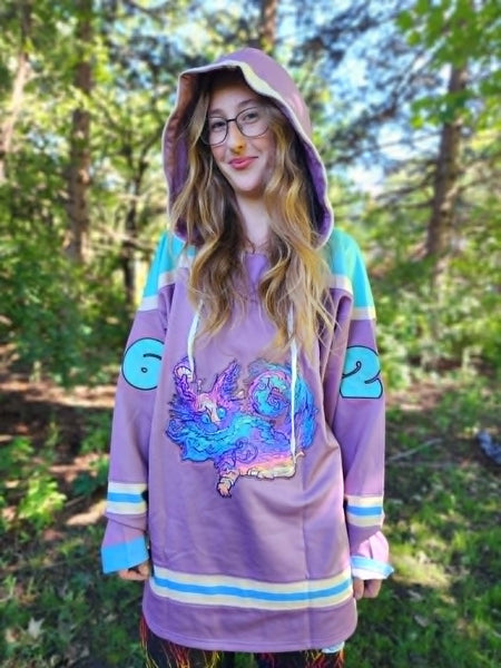 Kuhmali - Cheshire Cat Hockey Hoodie