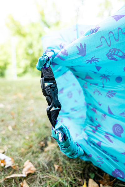 Completely Bonkers - Retro Dino Teal Air Couch