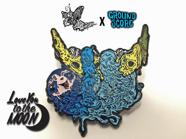 Vomitart - Love You to the Moon 3D Pin (LE 75)