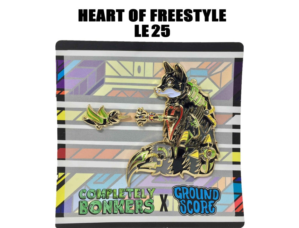 Completely Bonkers - Heart of Freestyle 3D Pin (LE 25 - Partial Murdered)