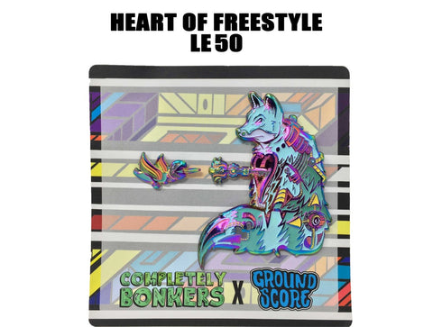 Completely Bonkers - Heart of Freestyle 3D Pin (LE 50 - Anodized)