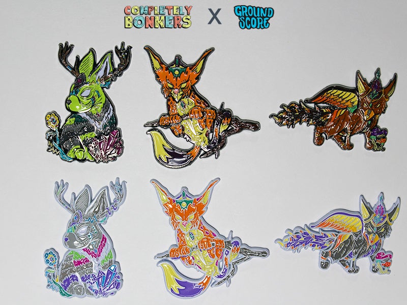 Mythical Creatures Series Pin Set (6 Pins)
