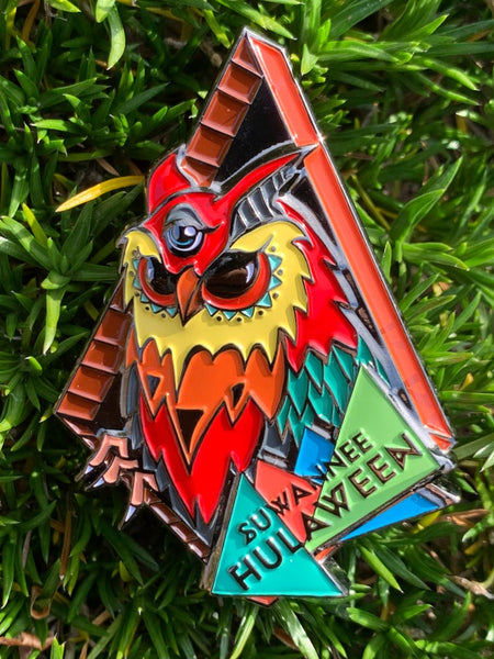 Official Suwannee Hulaween 2021 Owl Pin