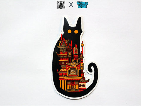 KOOZ - Moon Cat Sticker (5 Pack Combo)