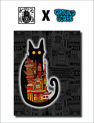 KOOZ - Moon Cat Tapestry (LE 15)